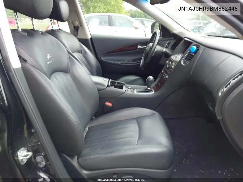 2011 Infiniti Ex35 Journey VIN: JN1AJ0HR9BM852446 Lot: 45430694