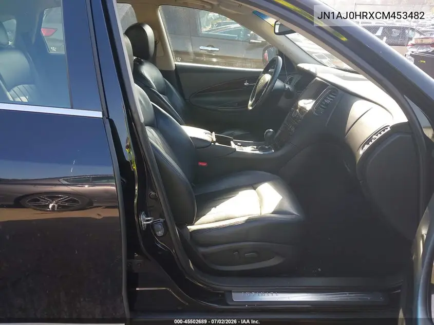 2012 Infiniti Ex35 Journey VIN: JN1AJ0HRXCM453482 Lot: 45502689
