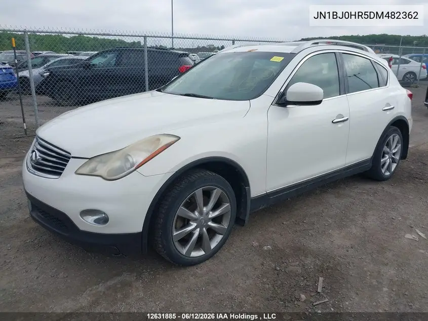 2013 Infiniti Ex37 Luxury VIN: JN1BJ0HR5DM482362 Lot: 12631885X