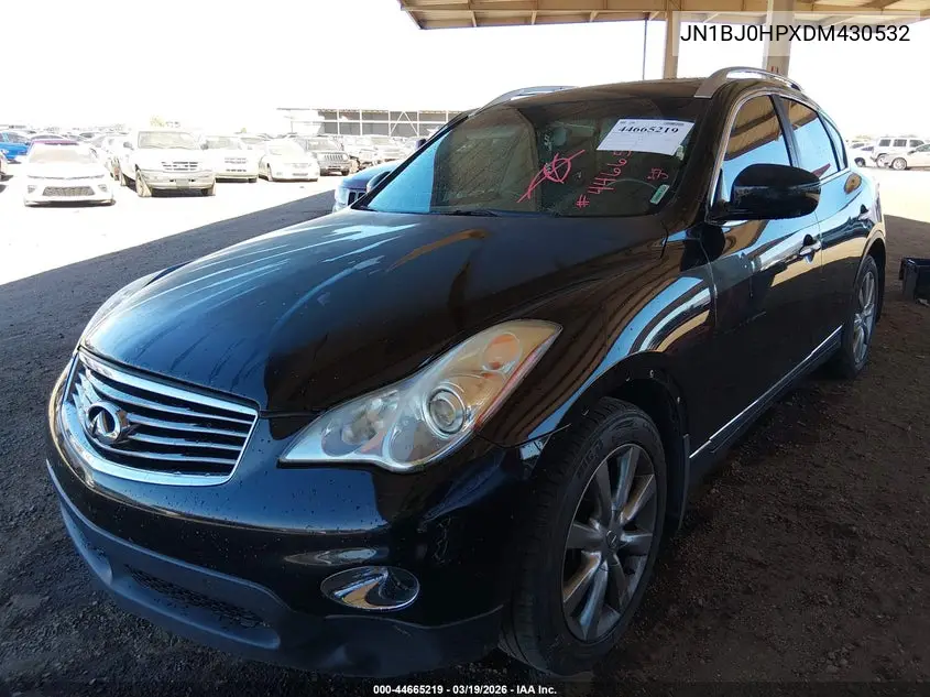 2013 Infiniti Ex37 Journey VIN: JN1BJ0HPXDM430532 Lot: 44665219