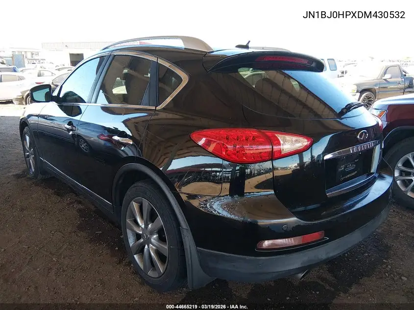 2013 Infiniti Ex37 Journey VIN: JN1BJ0HPXDM430532 Lot: 44665219