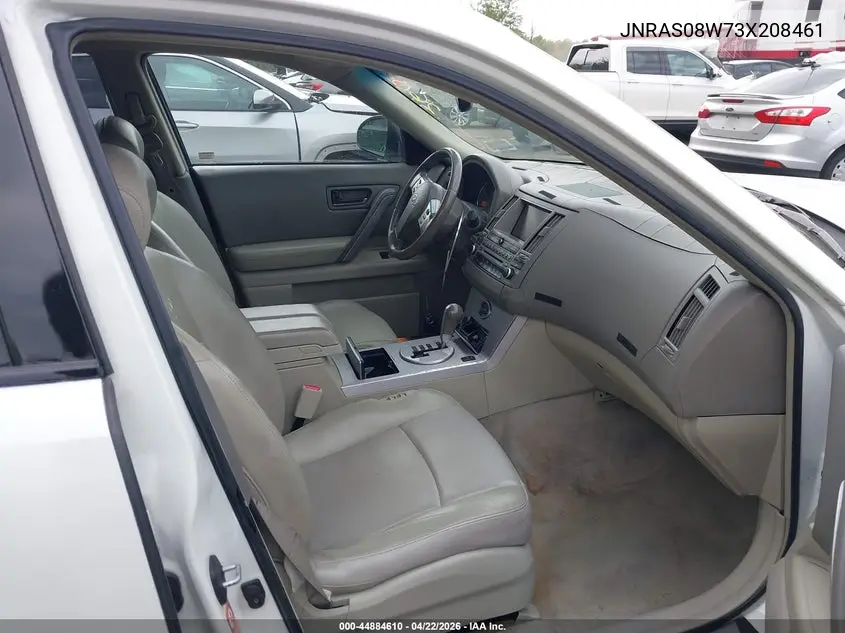 2003 Infiniti Fx35 VIN: JNRAS08W73X208461 Lot: 44884610