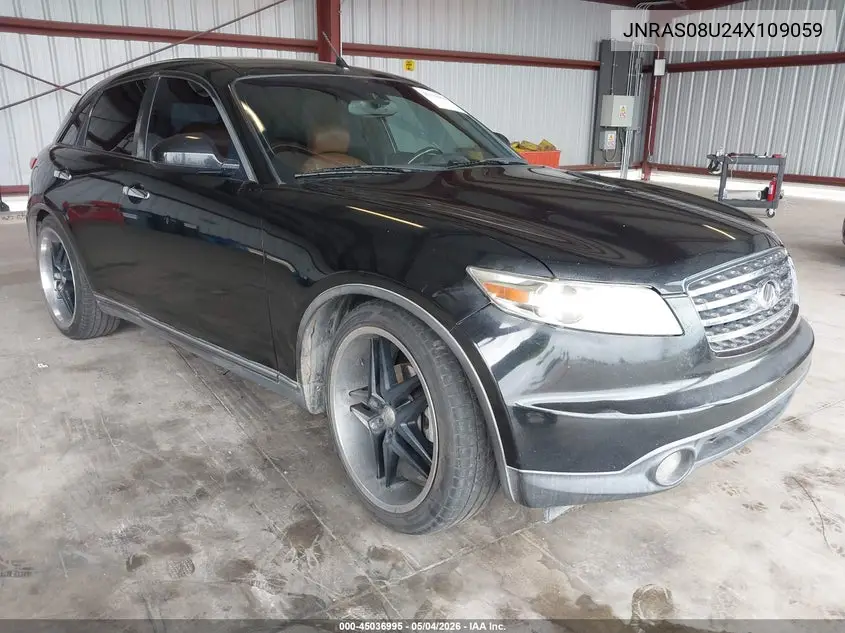 2004 Infiniti Fx35 VIN: JNRAS08U24X109059 Lot: 45036995