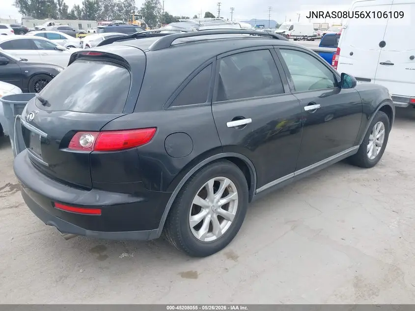 2006 Infiniti Fx35 VIN: JNRAS08U56X106109 Lot: 45208055