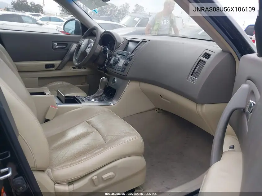 2006 Infiniti Fx35 VIN: JNRAS08U56X106109 Lot: 45208055