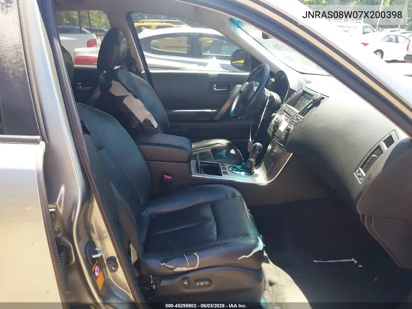 2007 Infiniti Fx35 VIN: JNRAS08W07X200398 Lot: 45295902