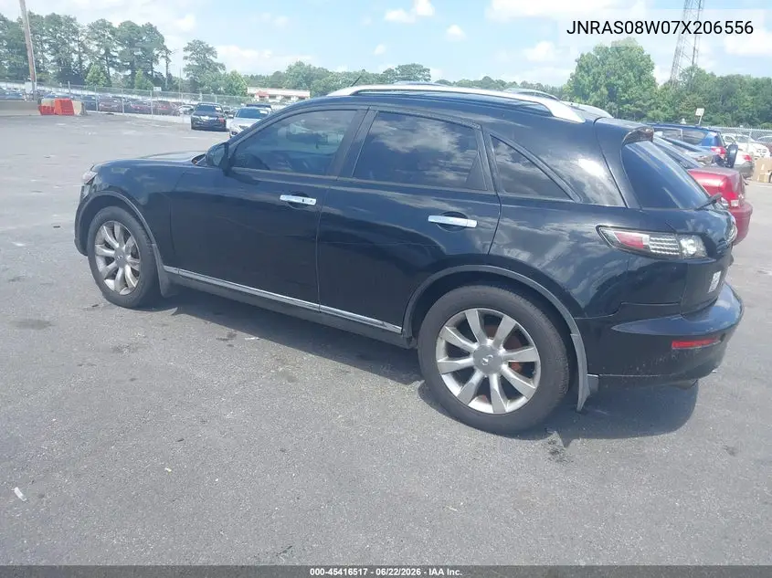 2007 Infiniti Fx35 VIN: JNRAS08W07X206556 Lot: 45416517