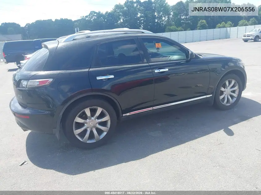 2007 Infiniti Fx35 VIN: JNRAS08W07X206556 Lot: 45416517