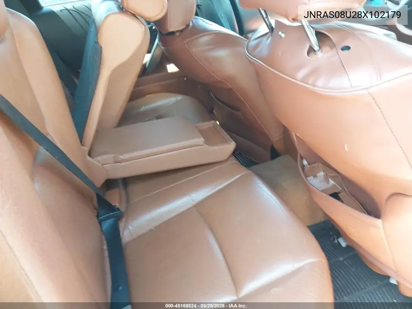 2008 Infiniti Fx35 VIN: JNRAS08U28X102179 Lot: 45168524