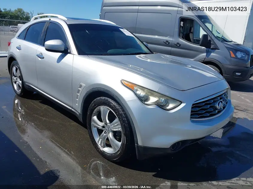 2009 Infiniti Fx35 VIN: JNRAS18U29M103423 Lot: 44659922