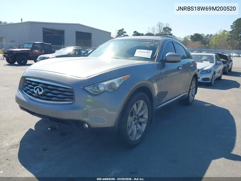 2009 Infiniti Fx50 VIN: JNRBS18W69M200520 Lot: 44665389