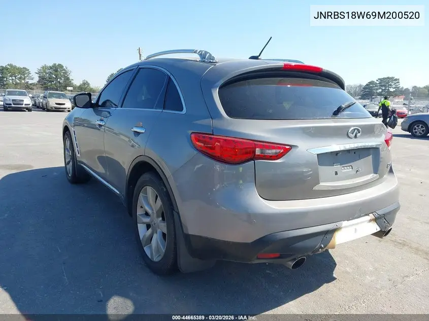 2009 Infiniti Fx50 VIN: JNRBS18W69M200520 Lot: 44665389