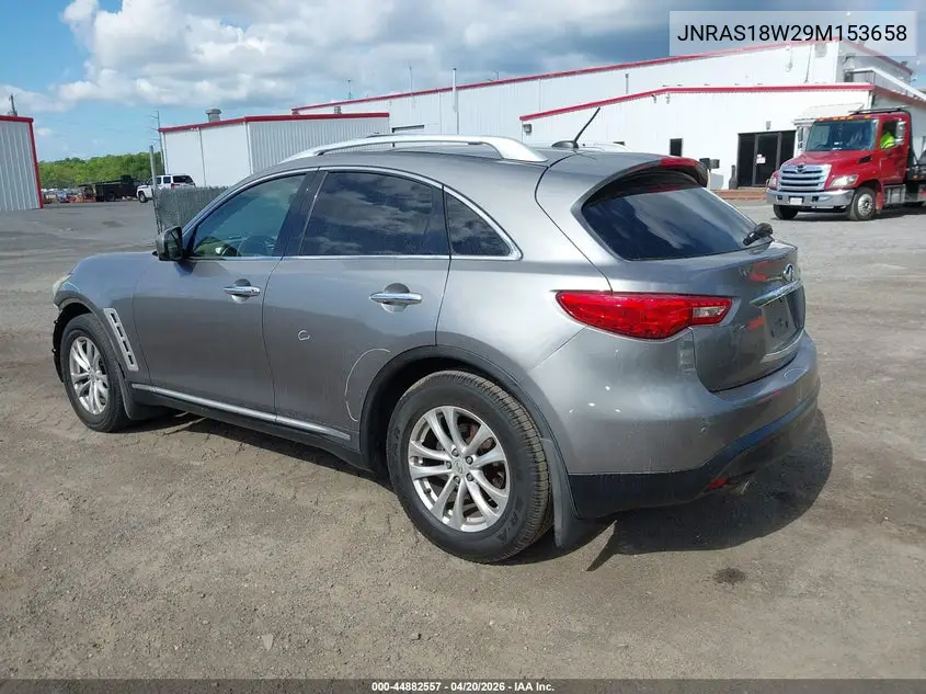 2009 Infiniti Fx35 VIN: JNRAS18W29M153658 Lot: 44882557