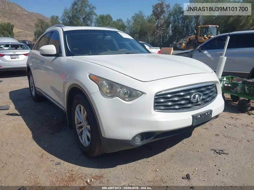 2009 Infiniti Fx35 VIN: JNRAS18U39M101700 Lot: 45072472
