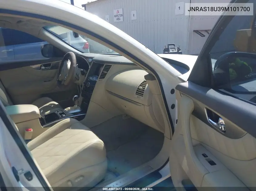 2009 Infiniti Fx35 VIN: JNRAS18U39M101700 Lot: 45072472