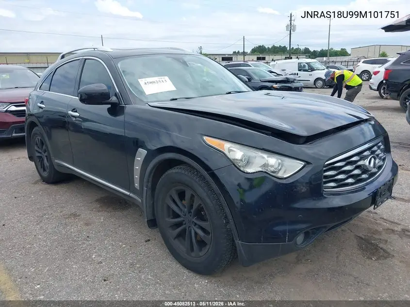 2009 Infiniti Fx35 VIN: JNRAS18U99M101751 Lot: 45082513