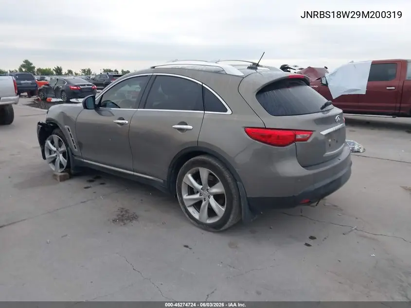 2009 Infiniti Fx50 VIN: JNRBS18W29M200319 Lot: 45274724