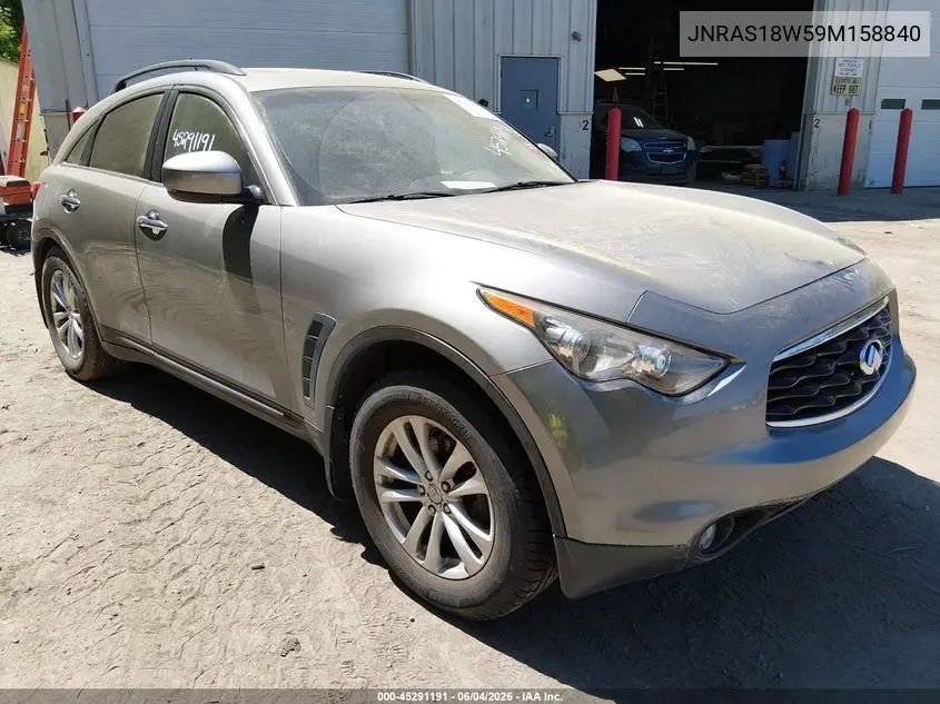 2009 Infiniti Fx35 VIN: JNRAS18W59M158840 Lot: 45291191