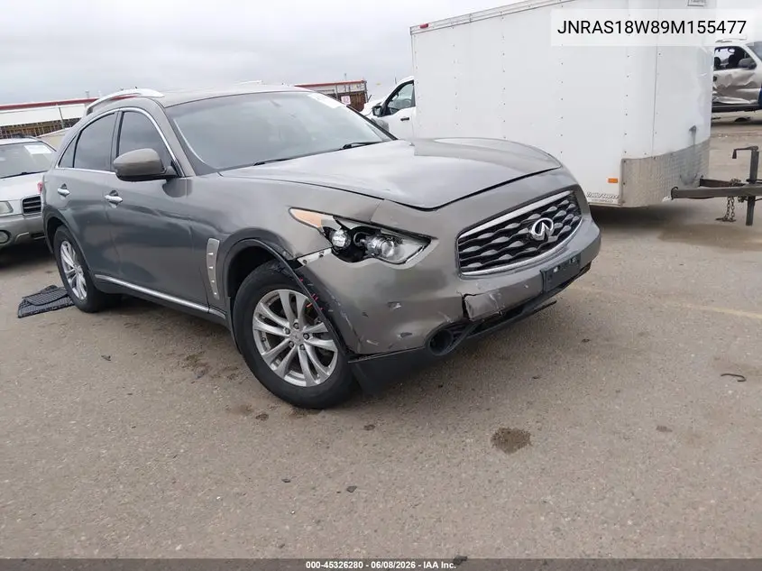 2009 Infiniti Fx35 VIN: JNRAS18W89M155477 Lot: 45326280