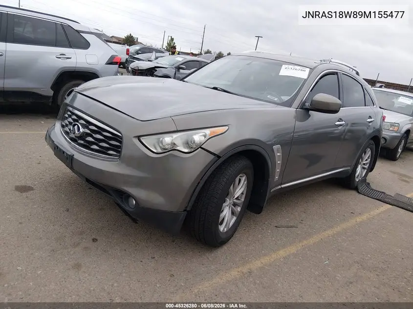 2009 Infiniti Fx35 VIN: JNRAS18W89M155477 Lot: 45326280