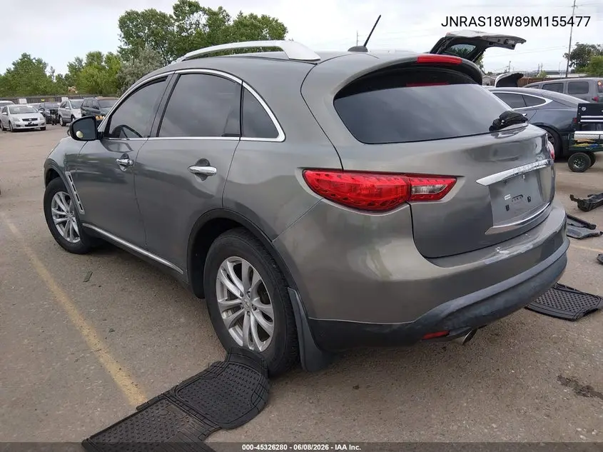 2009 Infiniti Fx35 VIN: JNRAS18W89M155477 Lot: 45326280