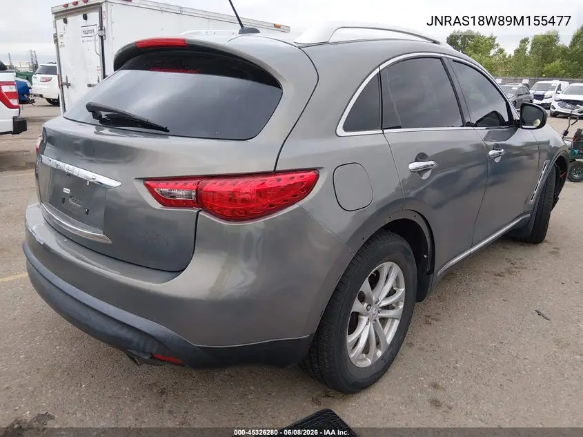 2009 Infiniti Fx35 VIN: JNRAS18W89M155477 Lot: 45326280