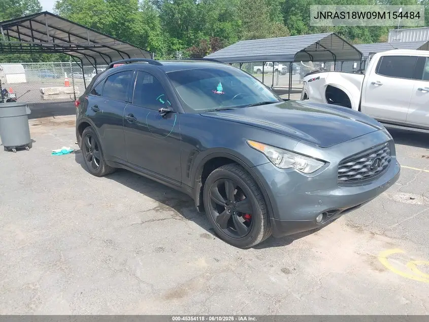 2009 Infiniti Fx35 VIN: JNRAS18W09M154484 Lot: 45354118