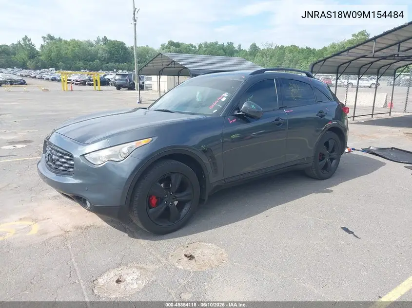 2009 Infiniti Fx35 VIN: JNRAS18W09M154484 Lot: 45354118