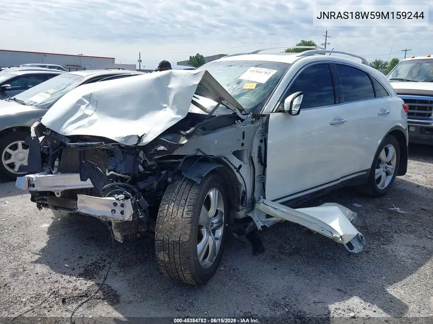 2009 Infiniti Fx35 VIN: JNRAS18W59M159244 Lot: 45384782