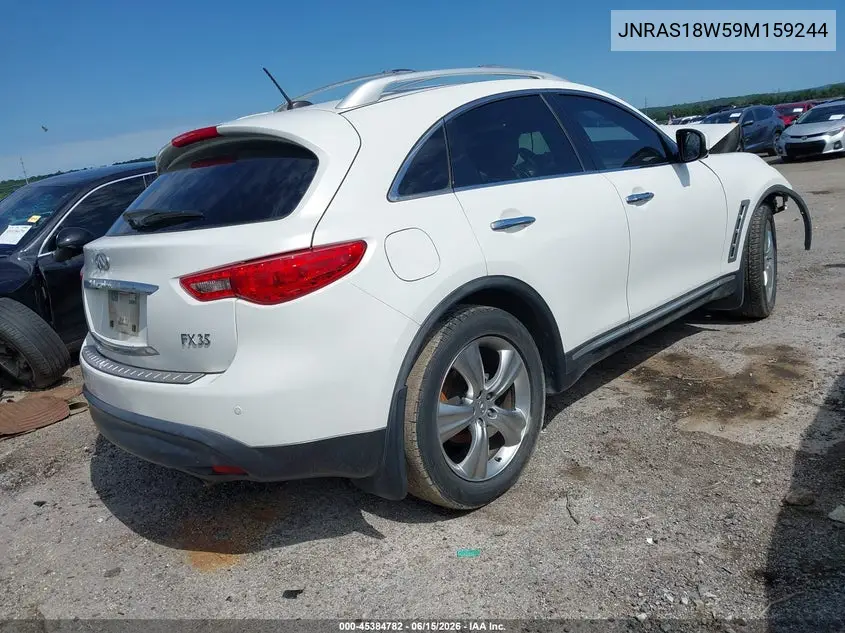 2009 Infiniti Fx35 VIN: JNRAS18W59M159244 Lot: 45384782