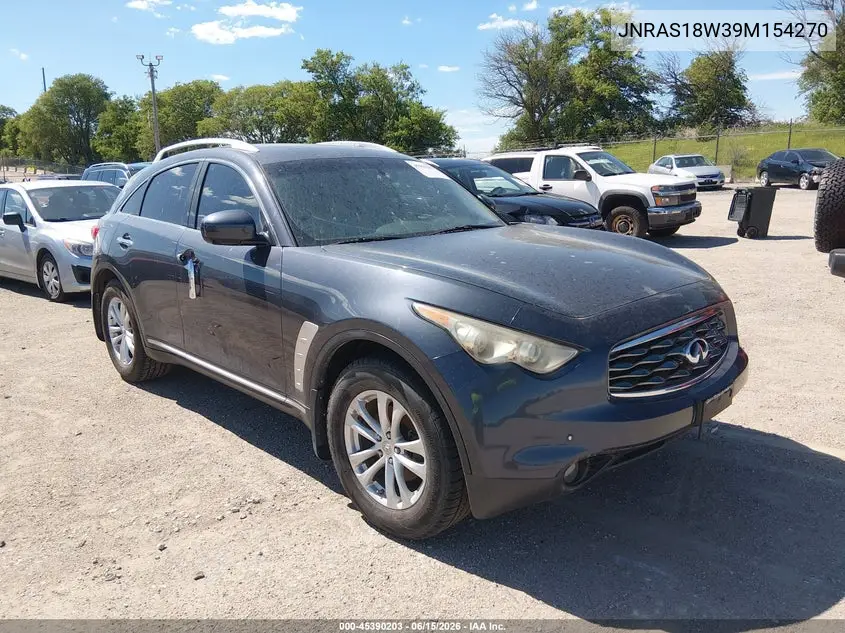 2009 Infiniti Fx35 VIN: JNRAS18W39M154270 Lot: 45390203