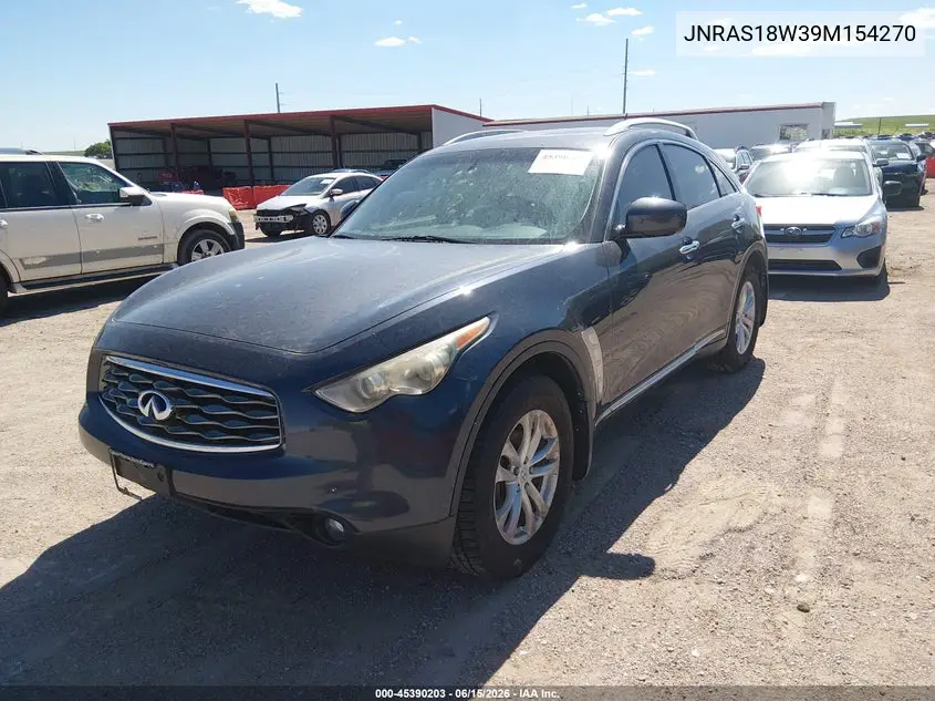 2009 Infiniti Fx35 VIN: JNRAS18W39M154270 Lot: 45390203