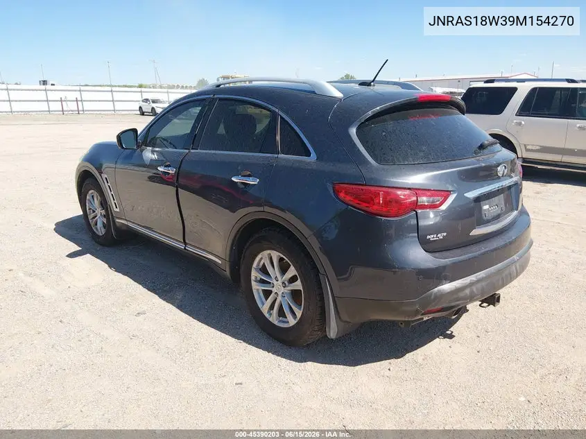 2009 Infiniti Fx35 VIN: JNRAS18W39M154270 Lot: 45390203