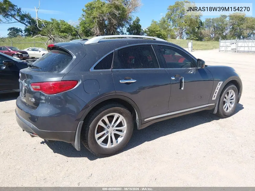 2009 Infiniti Fx35 VIN: JNRAS18W39M154270 Lot: 45390203