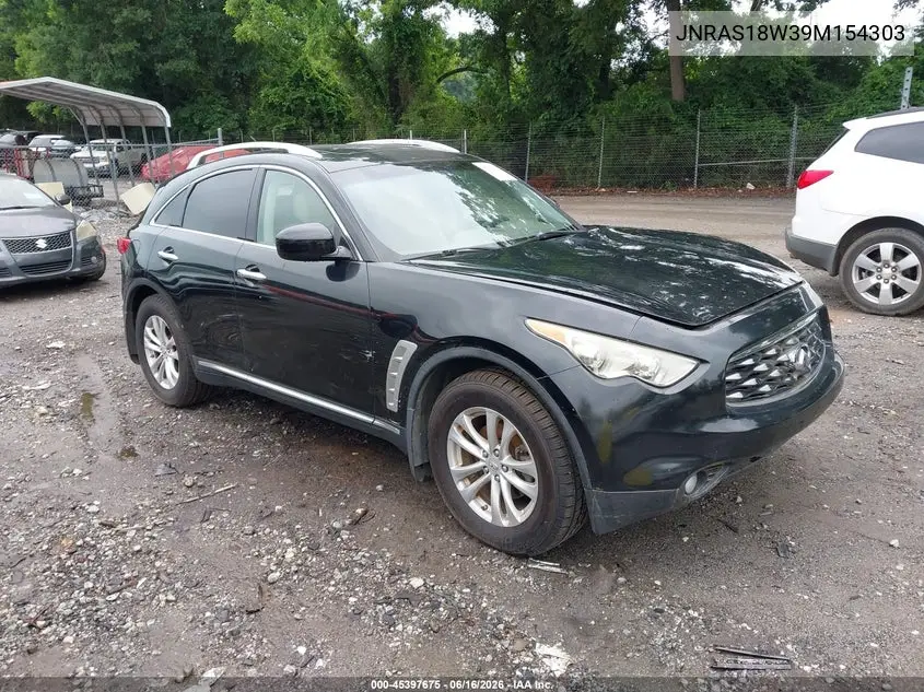 2009 Infiniti Fx35 VIN: JNRAS18W39M154303 Lot: 45397675