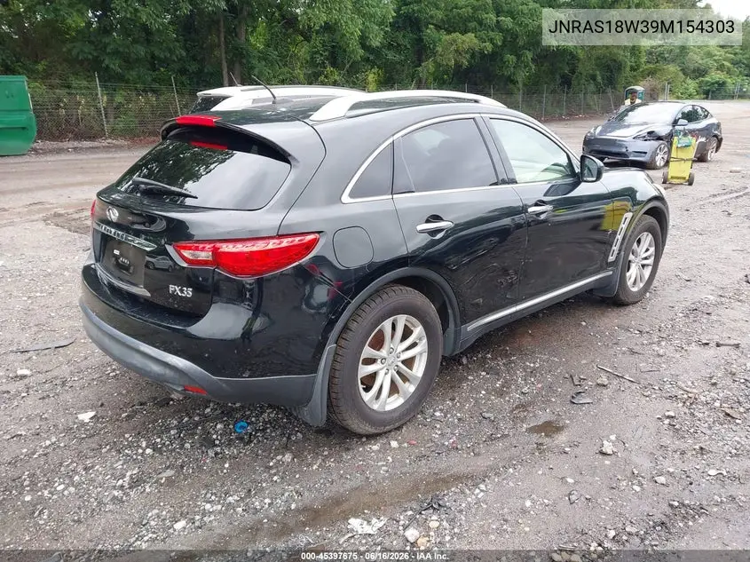 2009 Infiniti Fx35 VIN: JNRAS18W39M154303 Lot: 45397675