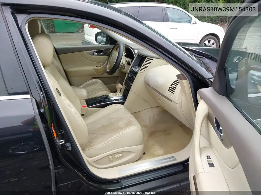 2009 Infiniti Fx35 VIN: JNRAS18W39M154303 Lot: 45397675