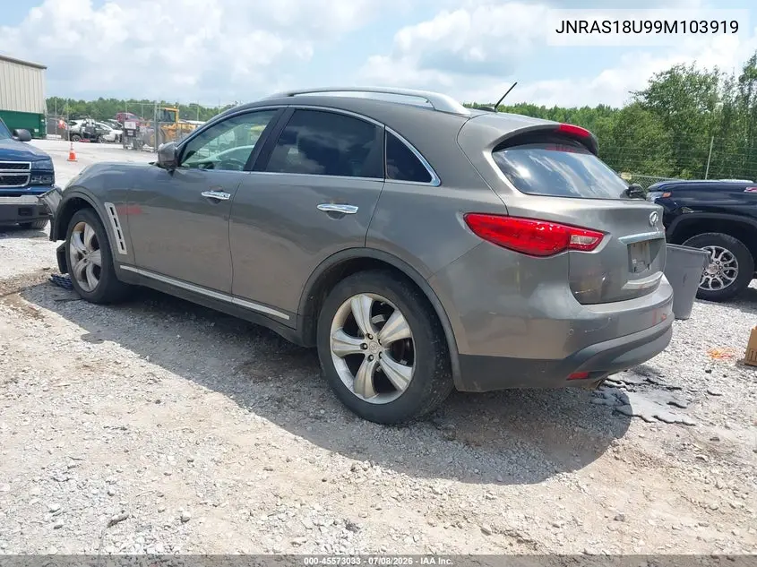 2009 Infiniti Fx35 VIN: JNRAS18U99M103919 Lot: 45573033