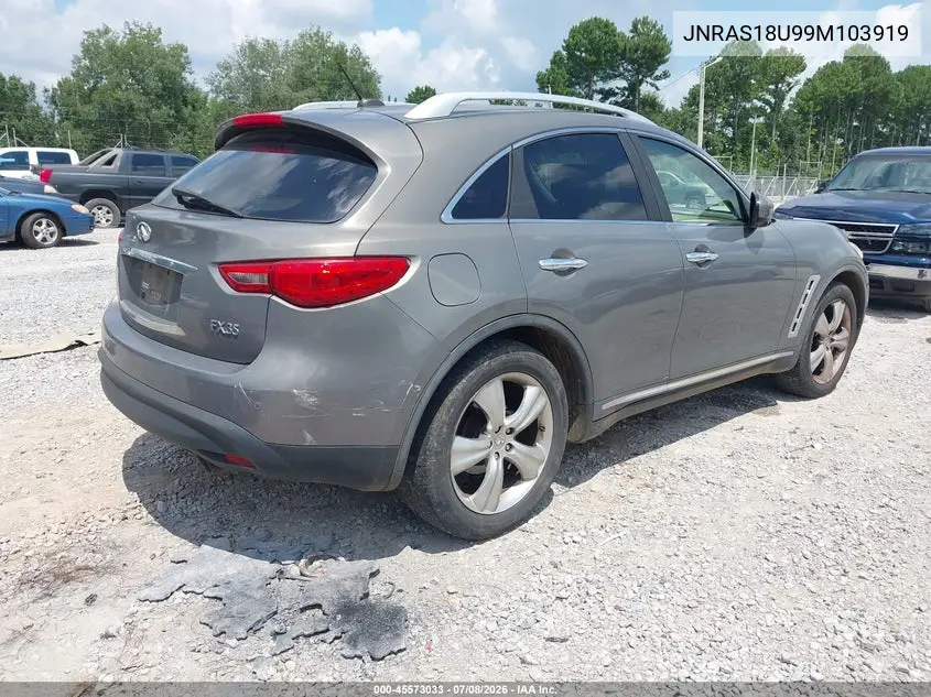 2009 Infiniti Fx35 VIN: JNRAS18U99M103919 Lot: 45573033