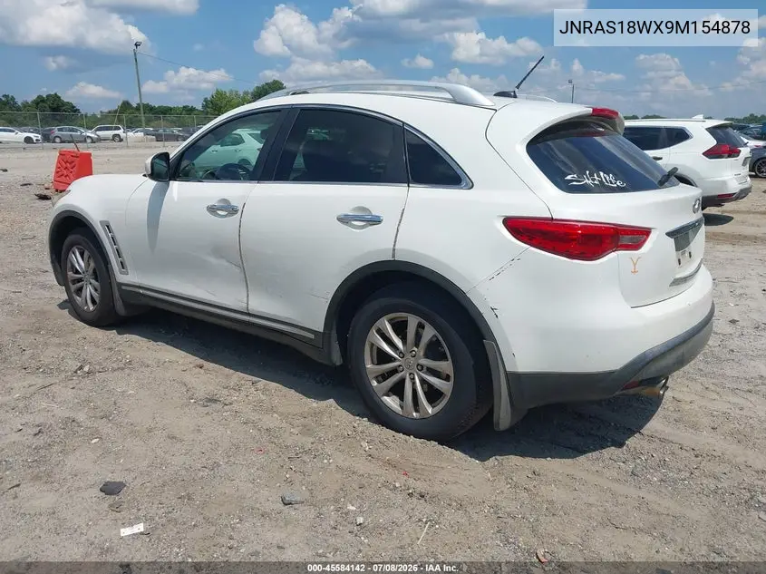 2009 Infiniti Fx35 VIN: JNRAS18WX9M154878 Lot: 45584142