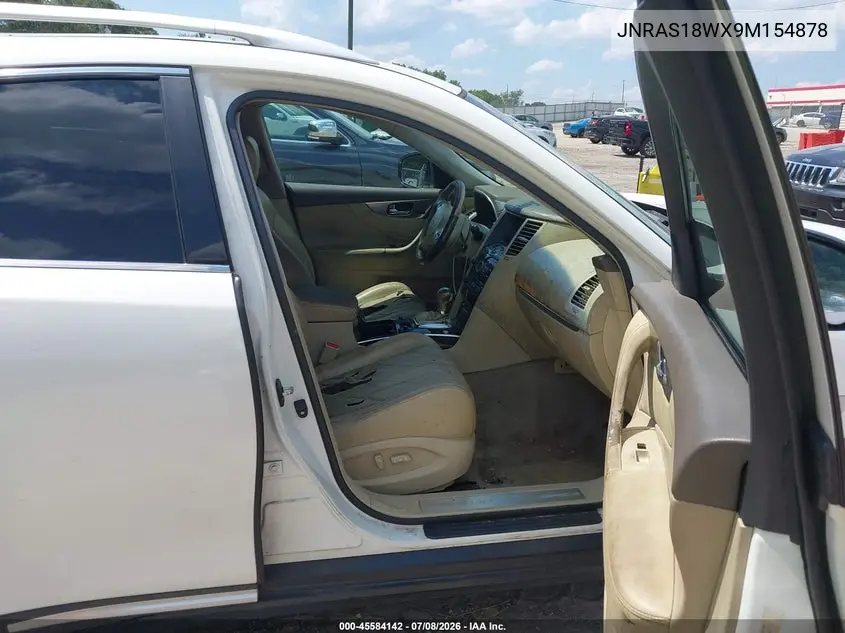 2009 Infiniti Fx35 VIN: JNRAS18WX9M154878 Lot: 45584142