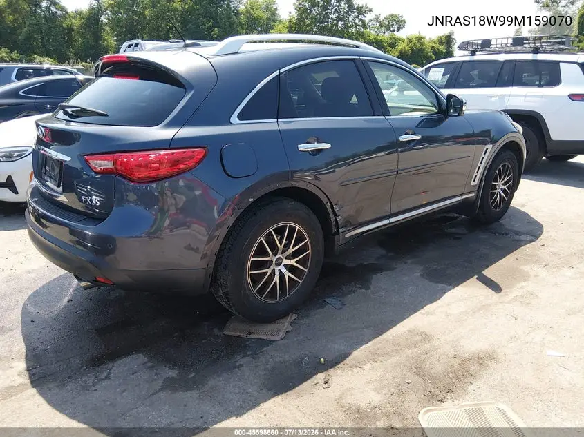 2009 Infiniti Fx35 VIN: JNRAS18W99M159070 Lot: 45598660