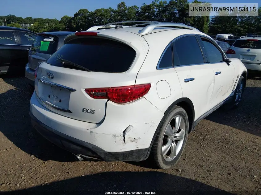 2009 Infiniti Fx35 VIN: JNRAS18W99M153415 Lot: 45620361