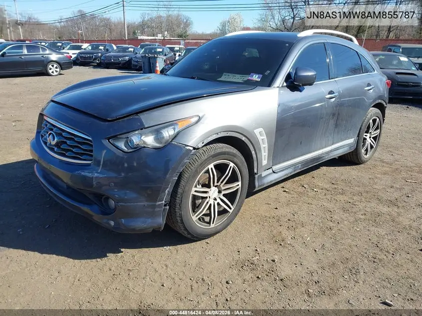 2010 Infiniti Fx35 VIN: JN8AS1MW8AM855787 Lot: 44816424