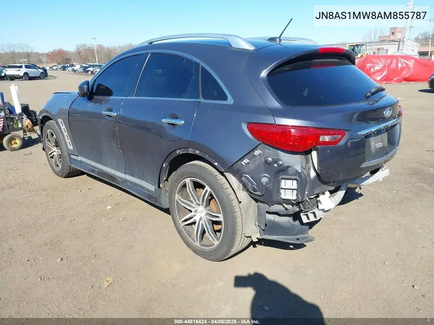 2010 Infiniti Fx35 VIN: JN8AS1MW8AM855787 Lot: 44816424