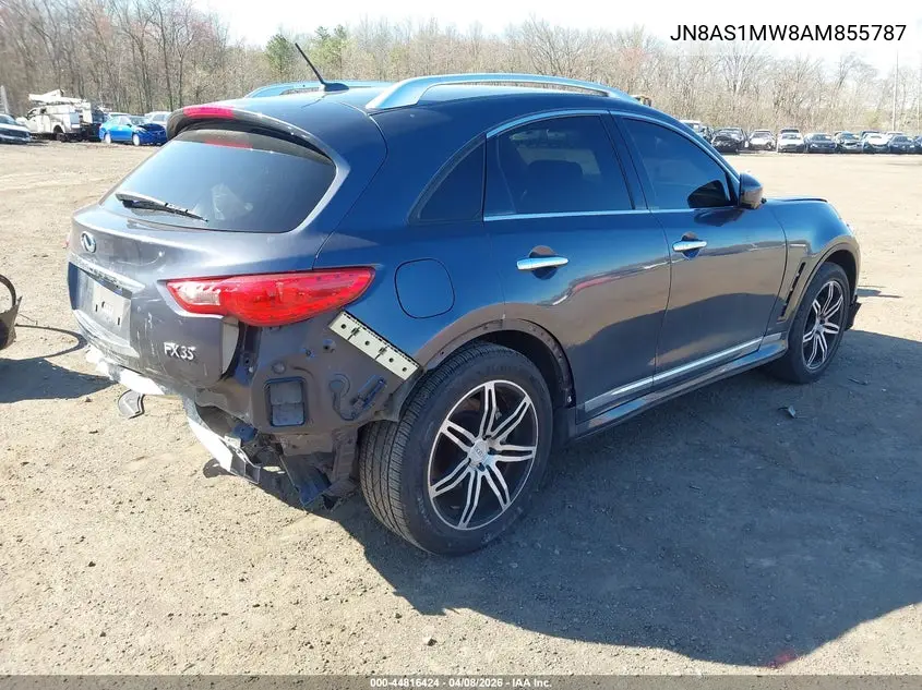 2010 Infiniti Fx35 VIN: JN8AS1MW8AM855787 Lot: 44816424