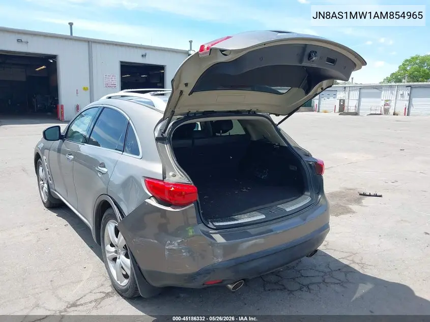 2010 Infiniti Fx35 VIN: JN8AS1MW1AM854965 Lot: 45186332