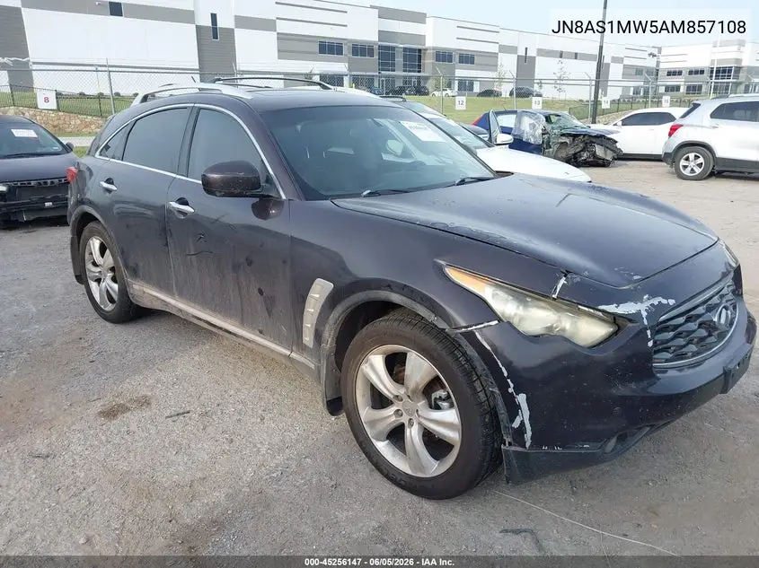 2010 Infiniti Fx35 VIN: JN8AS1MW5AM857108 Lot: 45256147