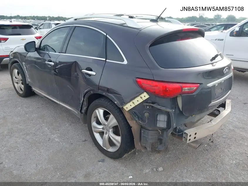 2010 Infiniti Fx35 VIN: JN8AS1MW5AM857108 Lot: 45256147