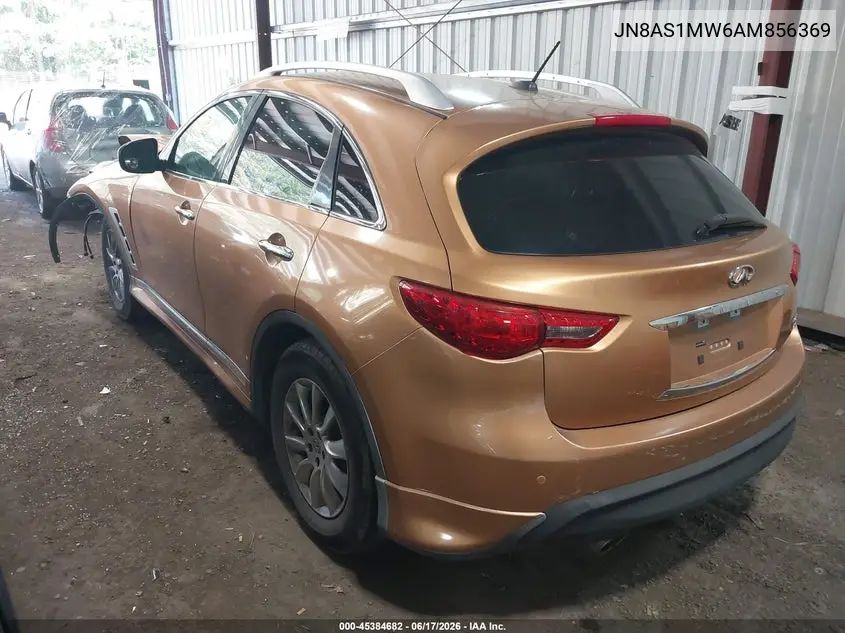 2010 Infiniti Fx35 VIN: JN8AS1MW6AM856369 Lot: 45384682